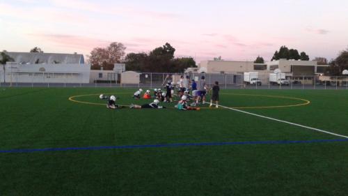 Lacrosse practice