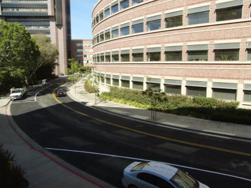 View outside lab