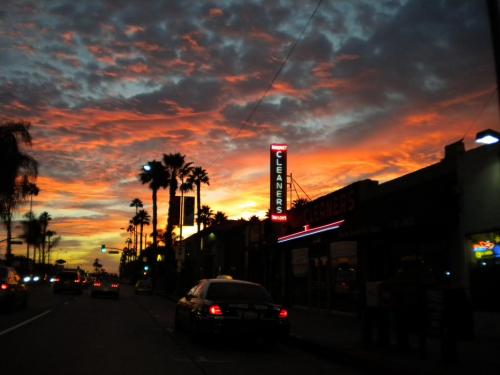 California sunset
