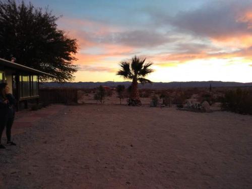 Desert Landscape at Sunset
