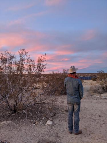Dr. Frye at Sunset
